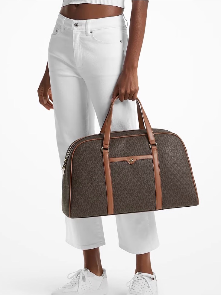 Jet Set Travel Extra-Large Signature Logo Weekender Bag